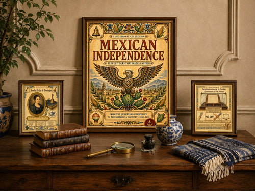La Independencia de México – Láminas Educativas Imprimibles Bilingües (Español + Inglés)